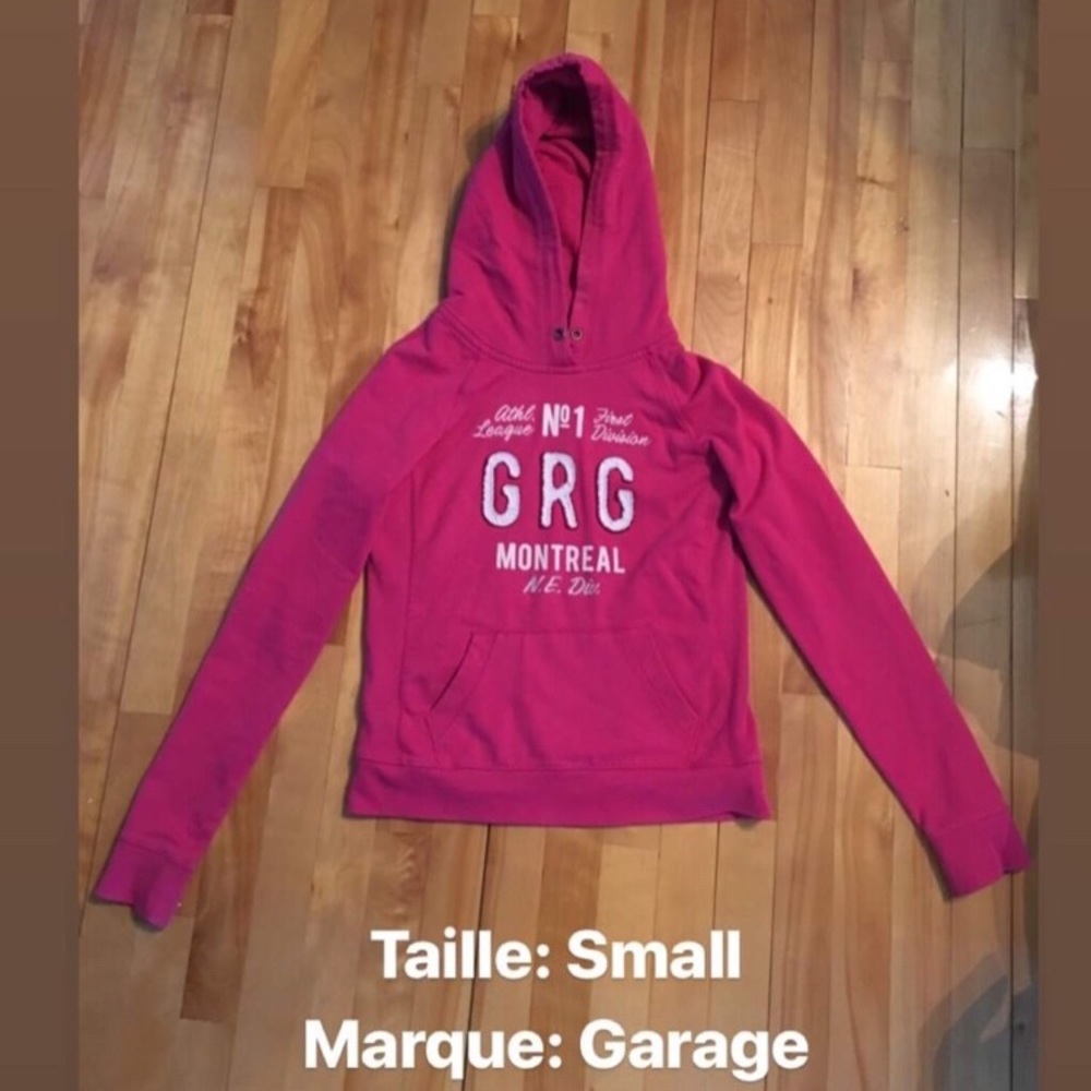 Pink hoodie
